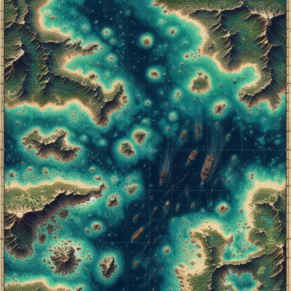 Sea Map Tools Sea Map Illustration Generator
